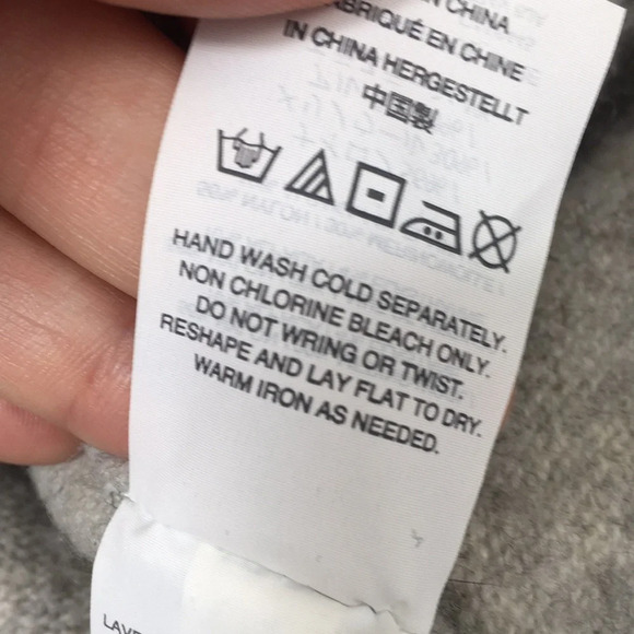 Madewell Gray Knit‎ Wrap Front Sweater Womens XS  PulloverIn Coziest Yarn - Picture 8 of 11